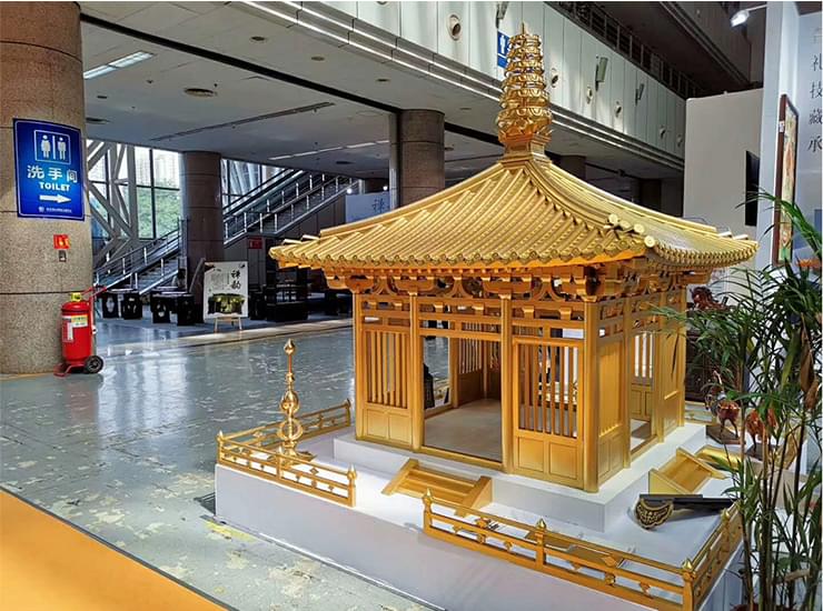 彩鋁板應用-鋁合金仿古瓦